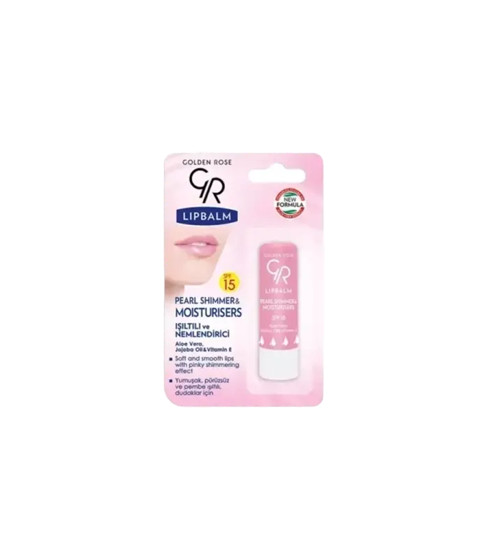 بالم لب گلدن رز مدل Pearl Shimmer SPF15 بالم لب گلدن رز مدل Pearl Shimmer SPF15