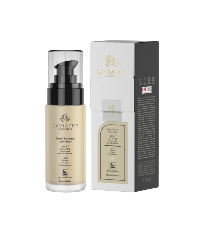 ضدآفتاب رنگی لاویاچه بژ طبیعی SPF50+ ضدآفتاب رنگی لاویاچه بژ طبیعی SPF50+