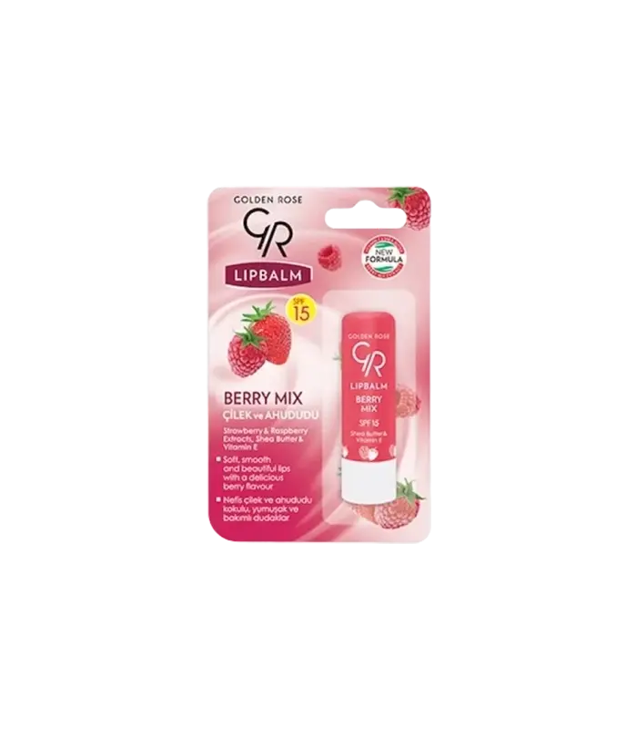 بالم لب گلدن رز طعم توتفرنگی SPF15 بالم لب گلدن رز طعم توتفرنگی SPF15