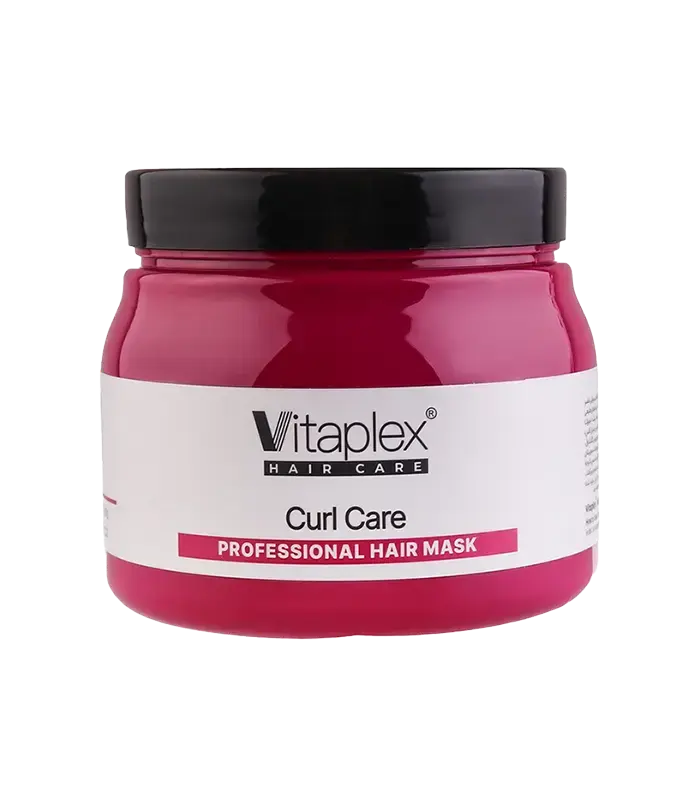ماسک مو ویتاپلکس مدل CURL CARE مناسب برای موهای فر حجم 500 میلی‌لیتر