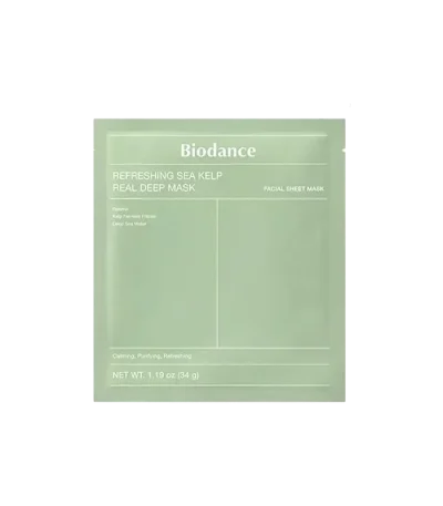 ماسک جلبک دریایی بایودنس مدل Refreshing Sea Kelp